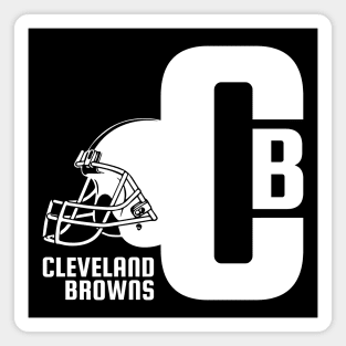 CB Cleveland Browns 3 Magnet